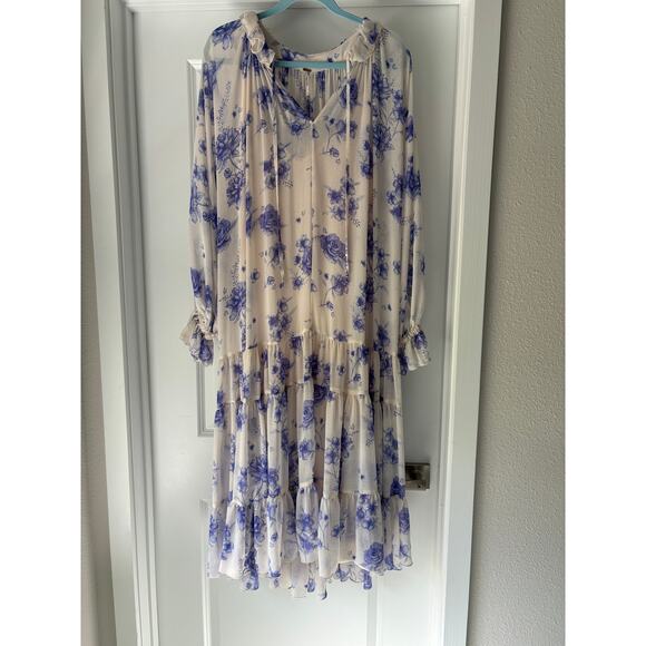 Free People Feeling Groovy Maxi Dress Floral Print Size Large - Picture 3 of 7